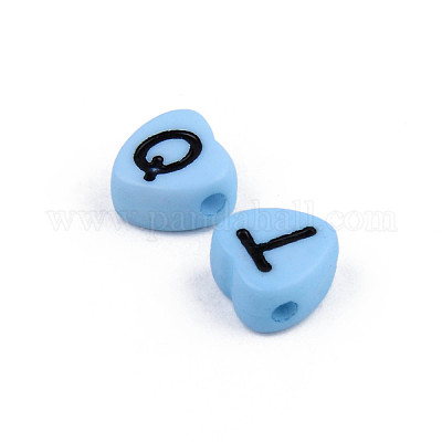 Непрозрачные акриловые эмалированные бусины X-MACR-S273-37-1