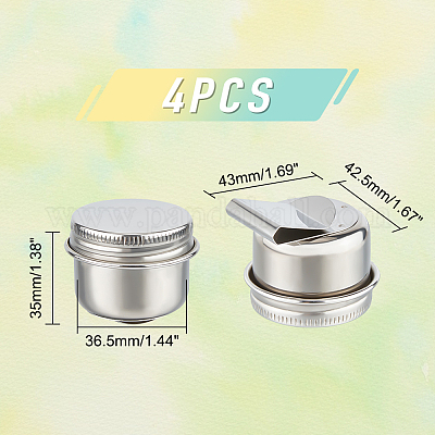 Чашка для масляной живописи из нержавеющей стали 340 CON-WH0001-17-1