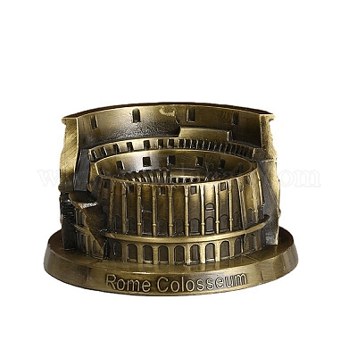 合金の置物置物 ホームオフィスの装飾のためのローマのコロッセオ像