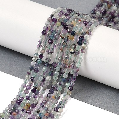 Природного флюорита бисер нитей G-A252-A01-02-1
