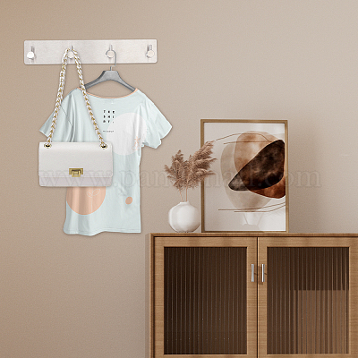 Настенные крючки-вешалки из нержавеющей стали 304 HJEW-WH0042-102P-1