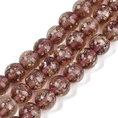 Ручной золотой песок бусины бисер нитей LAMP-P051-L06-10mm-1