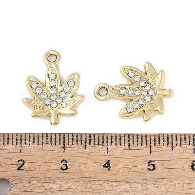 Подвески из сплава и страза&nbsp;FIND-M018-24A-G-1