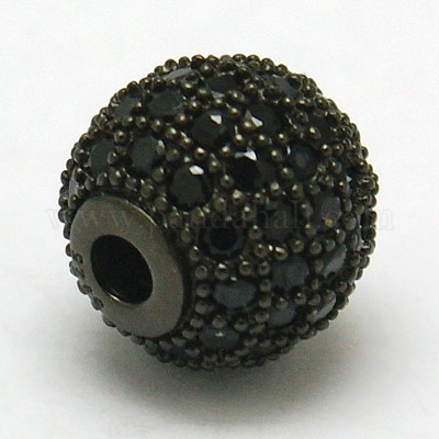 Круглые 925 серебро бусы STER-O021-01B-6mm-1