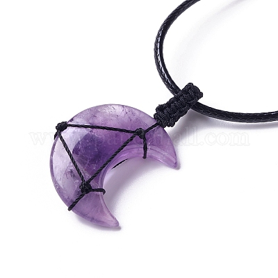 Moon deals amethyst necklace