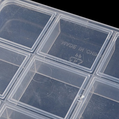 (распродажа бракованных вещей: поцарапанные) 8 сетчатый органайзер для хранения в пластиковой коробке CON-XCP0002-64B-1