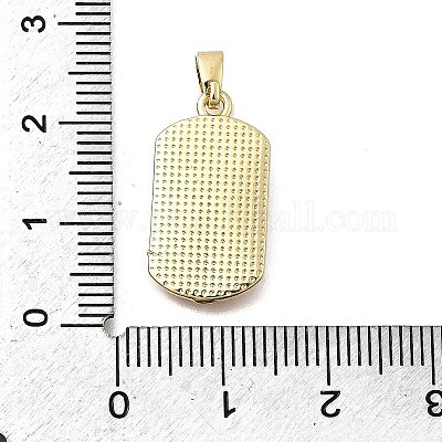 Латунь эмаль подвески KK-P336-14G-02-1