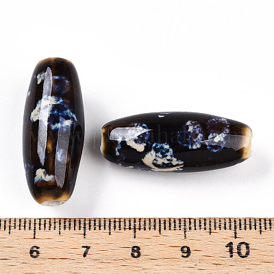 Фарфоровые бусины ручной работы PORC-N008-07B-1