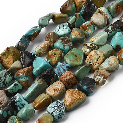 Хубэй природных бирюзовый бисер нитей G-B161-B09-1