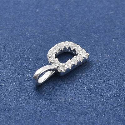 925 серебро с подвесками из кубического циркония. STER-Q004-01D-S-1