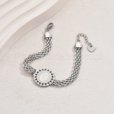 201 браслет-цепочка из нержавеющей стали с пантерой TY0900-2-1