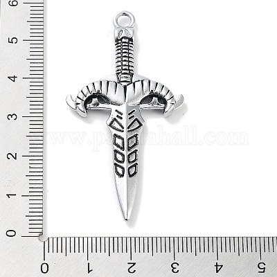 Gros pendentifs d'émail en alliage&nbsp;ENAM-S020-01-1