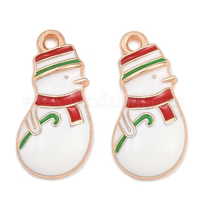 Новогодняя тема сплава эмали подвески FIND-I065-02G-KCG-1