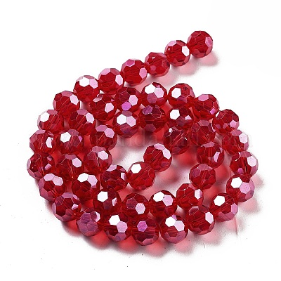 Гальванизируйте прозрачное стекло бисер нитей EGLA-A035-T10mm-A01-1