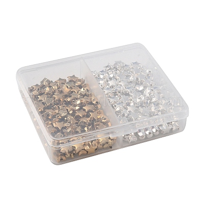 200шт 2 цвета пластиковые бусины ccb CCB-YW0001-13-1