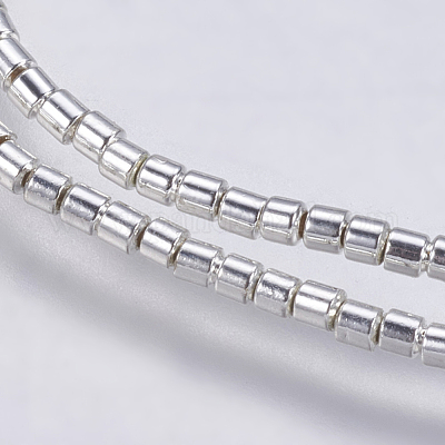 Гальванизировать немагнитных синтетический гематит нитей бисера G-K237-08M-1