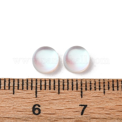 Synthetische Mondstein Cabochons&nbsp;G-U027-04A-01-1