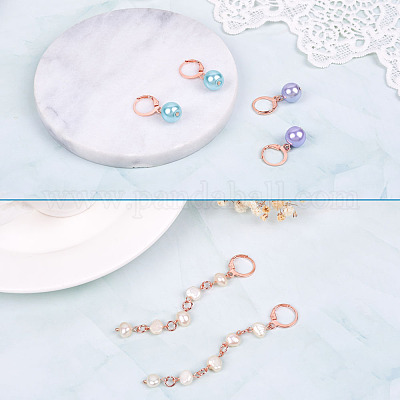 Латунная фурнитура Leverback для серег KK-TA0007-89RG-1