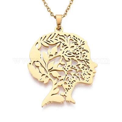 Подвески из нержавеющей стали 304 NJEW-T018-54G-1