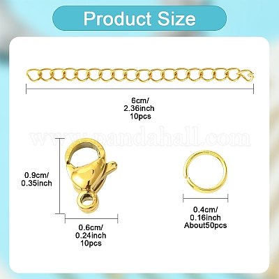 Удлинитель цепи из нержавеющей стали 304 DIY-YW0010-75-1