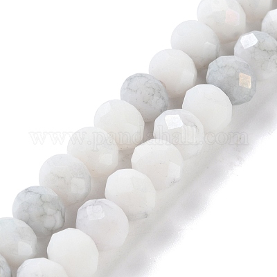 Стеклянные бусины с гальваническим покрытием  LAMP-S068-02D-1