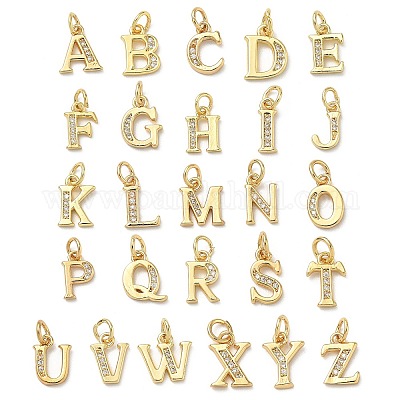 Латунные микро проложить кубического циркония подвески KK-I382-03G-1