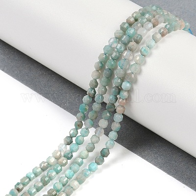Chapelets de perles en amazonite naturelle&nbsp;G-O201B-102A-1