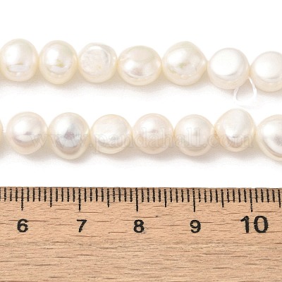 Нити из натурального культивированного пресноводного жемчуга PEAR-A006-09F-1