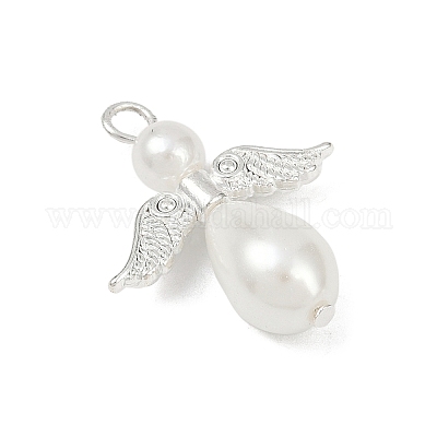 20 шт. 4 стиля стеклянных жемчужин и жемчужин из АБС-пластика PALLOY-JF04103-1