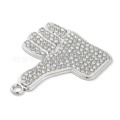 Подвески из сплава и страза ALRI-S001-07-1