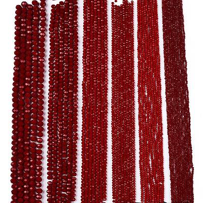 Непрозрачный сплошной цвет имитация нефрита стеклянные бусины пряди EGLA-A044-P8mm-D02-1