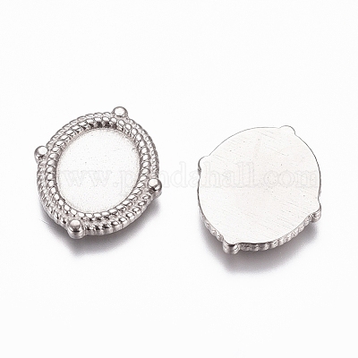 Оправы кабошонов из нержавеющей стали марки 304 STAS-G218-16P-1