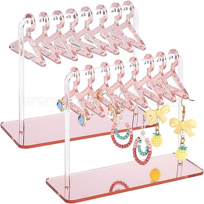 2 комплект акриловых подставок для сережек EDIS-PH0001-91-WH-1