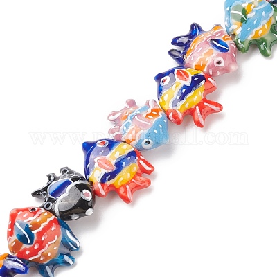 Фарфоровые бусины ручной работы PORC-G002-54J-1