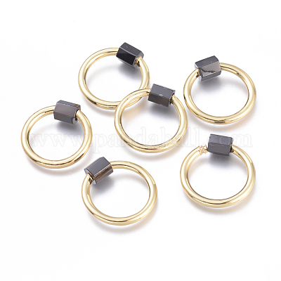 Латунные брелоки с карабином KK-I673-09BG-1