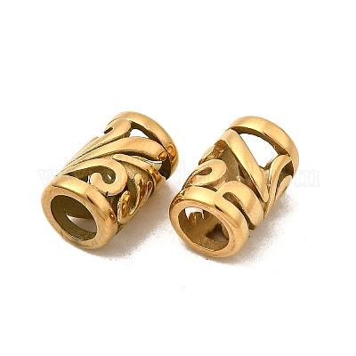 304 нержавеющая сталь европейские бусины STAS-F212-078G-1