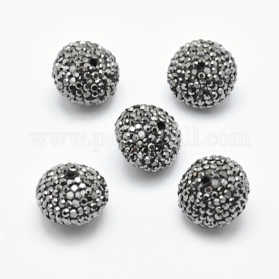 Бусины со стразами RB-P016-16-1