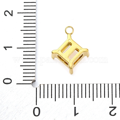 Закрепки для страз из нержавеющей стали 304 STAS-U042-03B-G-1