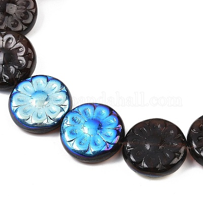 Чешские прессованные стеклянные бусины GLAA-I061-48C-1