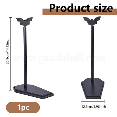 Держатель для бумажных полотенец в виде летучей мыши из дерева на Хэллоуин FIND-WH0199-40-1