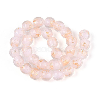 Ручной работы золотые и серебряные шарики фольги стекла FOIL-N030-03A-01H-1