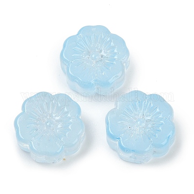 Прозрачные стеклянные бусины DGLA-E004-01E-1