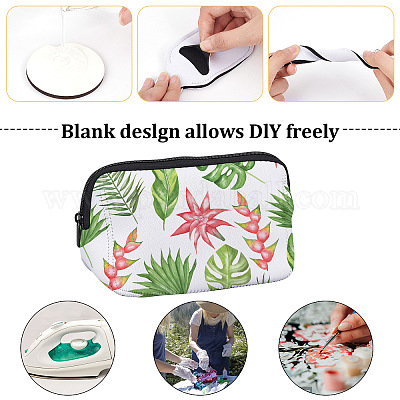 CRASPIRE Sublimation Blanks Products Set, 38pcs DIY Sublimation Blanks with  Sublimation Makeup Bag, Keychains, Earrings, Cup Coasters for DIY Crafting