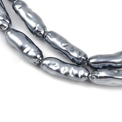 Гальванические стеклянные бусины GLAA-H039-03B-1