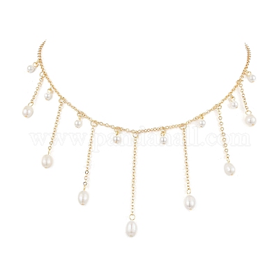 Оболочки жемчужные ожерелья NJEW-TA00186-1