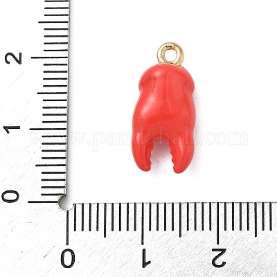 Подвески из эмали и сплава&nbsp;ENAM-F156-06G-02-1