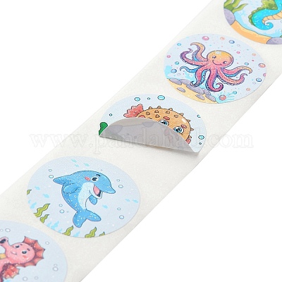 Самоклеящиеся бумажные наклейки с картинками STIC-A001-01E-1