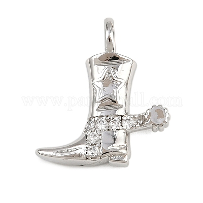 Латунные микро проложить кубического циркония подвески KK-I352-35P-1