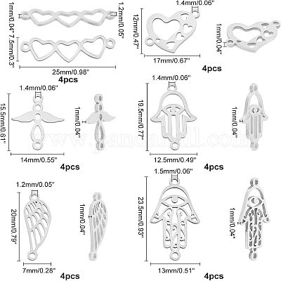 24 шт. 6 соединителя из нержавеющей стали 201 STAS-FH0001-49-1