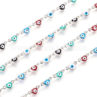 Цепи с эмалью ручной работы сглаз CHC-D026-04P-1